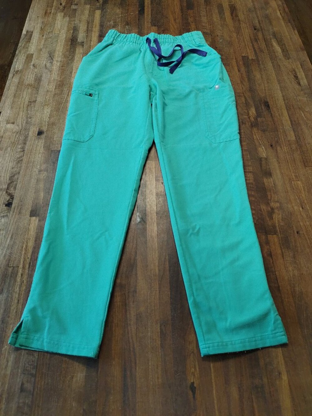 FIGS Surgical Green Yola High Rise Slim Cargo Scrub Pants Women's Size XS W20SW2